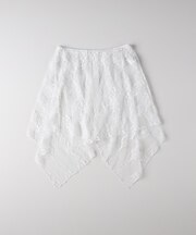 レースレイヤードスカート