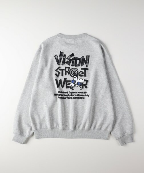 《店舗人気アイテム》VISION STREET WEAR ポンチクルーネックスウェット