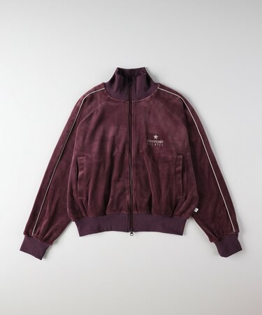 CONVERSE ベロアパイピングトラックジャケット