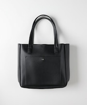 《A4対応》シンプルエコレザートートバッグ