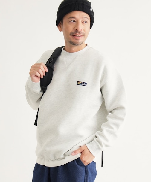 CAMP7 ダンボールクルーネックスウェット