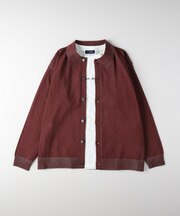 シャツカーディガンアンサンブル