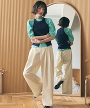 2タックワイドパンツ