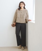 【UNFILO DENIM/新色追加】撥水ストレッチ ルーズワイドデニム