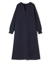 BEAUTY FORM JERSEY キーネックワンピース