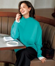 カシミヤブレンドニット ハイネック
