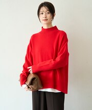 カシミヤブレンドニット ハイネック