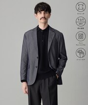 【洗濯機可/ストレッチ】イージーケアクリアデニム 機能美ジャケット