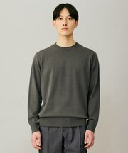 【男女兼用】ソフトサーモ アンチピリングニット クルー