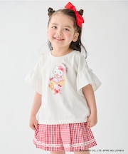 【サンリオキャラクターズ×ANY KIDS】ひんやり ファンシーフリル袖Tシャツ