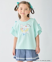 【サンリオキャラクターズ×ANY KIDS】ひんやり ファンシーフリル袖Tシャツ