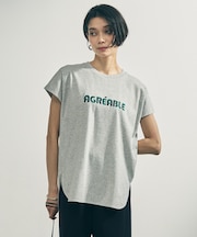 【新色追加】BEAUTY FORM-T cotton ロゴ フレンチスリーブ Tシャツ