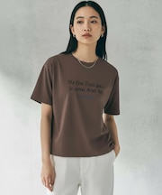 【新色追加/VERY掲載】BEAUTY FORM-T cotton ロゴ ハーフスリーブ Tシャツ