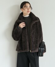 フェイクファーコート