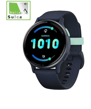 GARMIN　GPSスマートウォッチ vivoactive(ヴィヴォアクティブ)5 Suica対応 Blue / Blue Met 0100286242