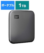 WESTERN DIGITAL 外付けSSD USB-A接続 WD Elements SE SSD 1TB ポータブル型 WDBAYN0010BBKJESN