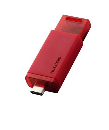 エレコム　外付けSSD 1TB USB3.2 Gen2 読込最大1000MB/秒 ポータブルSSD ( PS5 PS4 mac Windows iPad iPhone Android 等対応 ) レッド ESDESK1000GRD