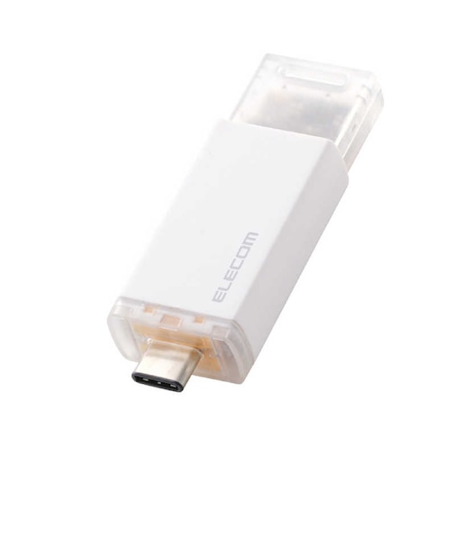エレコム　外付けSSD 1TB USB3.2 Gen2 読込最大1000MB/秒 ポータブルSSD ( PS5 PS4 mac Windows iPad iPhone Android 等対応 ) ホワイト ESDESK1000GWH