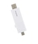 エレコム　USBメモリ 256GB USB3.2 Gen1 USB Type-C / USB-A 両対応 スライド式 高速データ転送 セキュリティソフト使用可 ホワイト MFWSAU3256GWH