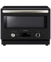 シャープ オーブンレンジ 18L フラット ダイヤル操作 ブラック RESD18CB