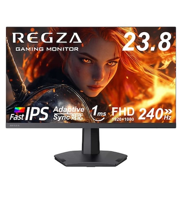 REGZA　ゲーミングモニター RM-G245R REGZA(レグザ) ［23.8型 / フルHD(1920×1080) / ワイド / 240Hz］ RMG245R