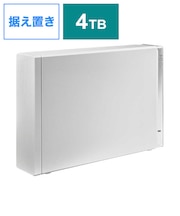 IOデータ　テレビ録画＆パソコン両対応 外付けハードディスク ［4TB /据え置き型］ ホワイト HDDUT4WB