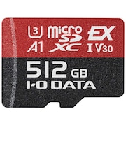 IOデータ microSD Express カード Switch2対応 512GB マイクロSDEXSW2タイオウ512GB<br>★こちらの商品は人気商品のため、色違い・仕様違い等含め「一家族1台限り」でのご協力をお願いしております。