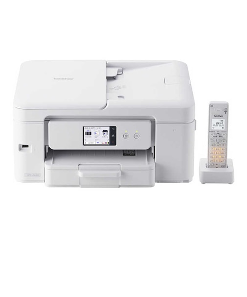 ブラザー　プリンター A4インクジェット複合機 FAX 電話 子機1台 コピー プリント スキャン Wi-Fi 簡単設定 PRIVIO(プリビオ) ［子機1台 / 普通紙］ ホワイト MFCJ943DN