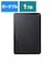 BUFFALO　外付けHDD USB-A接続 (Chrome/Mac/Windows11対応) ブラック [1TB /ポータブル型] HDPCFS1.0U3BBA