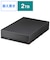 BUFFALO　外付けHDD テレビ･レコーダー録画用 ブラック [据え置き型 /2TB] HDCD2U3BA