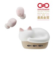 ラディウス　完全ワイヤレスイヤホン NEKO 猫 シロ [ ワイヤレス ( 左右分離 ) / Bluetooth 対応 ]  HPC28BTW