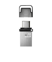 エレコム USBメモリ 64GB USB3.2(Gen1)/3.1(Gen1)/3.0/2.0 2in1 キャップ式 シルバー MFCAU32064GSV