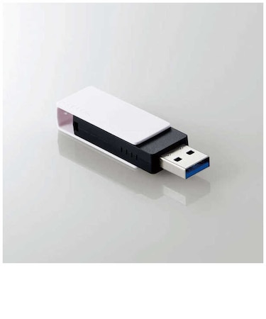 エレコム　USBメモリ 128GB USB 5Gbps(USB3.2(Gen1)/2.0) USB-A ホワイト MFRMU3B128GWH
