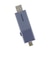 エレコム　USBメモリ 64GB USB3.2 Gen1 USB Type-C / USB-A 両対応 スライド式 高速データ転送 セキュリティソフト使用可 ブルー MFWSAU3064GBU