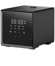 ヤマゼン 炊飯器 2合 キューブ型 マイコン ブラック NEJS025CM