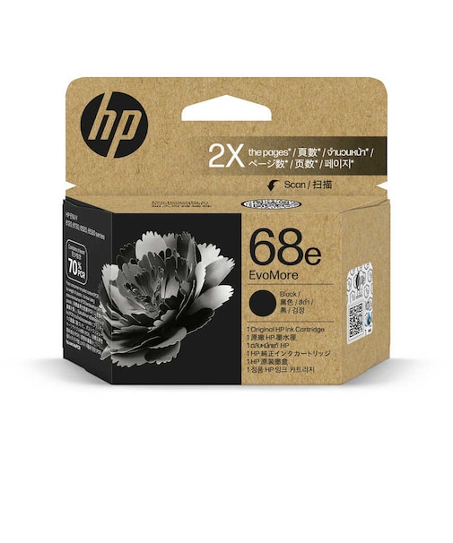 HP　純正プリンターインク HP68e ブラック(EvoMore) 7FP22TA