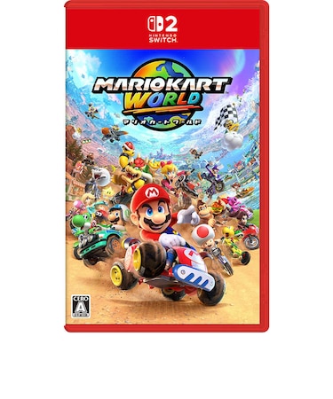 任天堂　Switch2ゲームソフト マリオカート ワールド ﾏﾘｵｶｰﾄﾜｰﾙﾄﾞ<br>★こちらの商品は人気商品のため、色違い・仕様違い等含め「一家族１台限り」でのご協力をお願いしております。