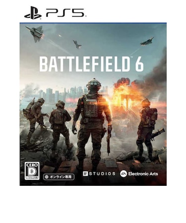エレクトロニック・アーツ PS5ゲームソフト Battlefield 6 バトルフィールドシックス<br>★こちらの商品は人気商品のため、色違い・仕様違い等含め「一家族1台限り」でのご協力をお願いしております。