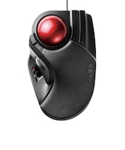 エレコム　マウス トラックボール HUGE [光学式 /有線 /8ボタン /USB] ブラック MHT1URBK