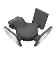 ムサシ 7.5W×3灯スライド型LEDソーラーセンサーライト CSC25