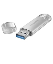IOデータ　USBメモリ U3CSTDシリーズ シルバー ［128GB /USB TypeA＋USB TypeC /USB3.2 /キャップ式］ U3CSTD128G/S