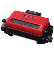 アイリスオーヤマ ロースター レッド EMR1102R