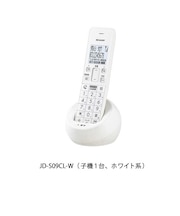 シャープ　電話機(ノマル) ホワイト系 ［子機1台 /コードレス］ JDS09CL