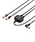 ORIGINALBASIC　4K8K対応 アンテナ分波器 ケーブル付 (F(ネジ)0.5m-L(L字)2m)  OBTSFL2C20BK