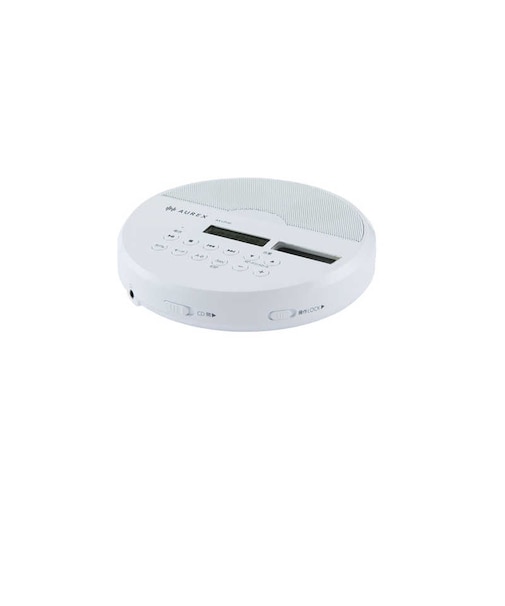 東芝　ポータブルCDプレーヤー AUREX ホワイト AXCP20W