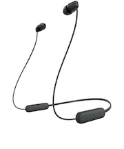ソニー　ブルートゥースイヤホン ブラック [ リモコン・マイク 対応 / 防滴＆ネックバンド / Bluetooth ]  WIC100BZ