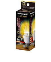 パナソニック　LED電球 クリア [E17/電球色/25W相当/シャンデリア電球形] LDC5LE17CDW2