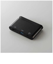 エレコム Type-Cドッキングステーション PD対応 HDMI ケーブル収納 ブラック DSTC06BK