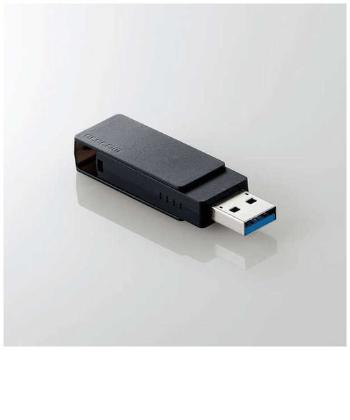 エレコム　USBメモリ 32GB USB 5Gbps(USB3.2(Gen1)/2.0) USB-A ブラック MFRMU3B032GBK