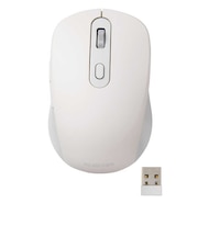 エレコム マウス Bluetooth/ 無線 静音 6ボタン ファンクションボタン搭載 充電式 2台マルチペアリング OSMOD ホワイト MMY35MBSXWH
